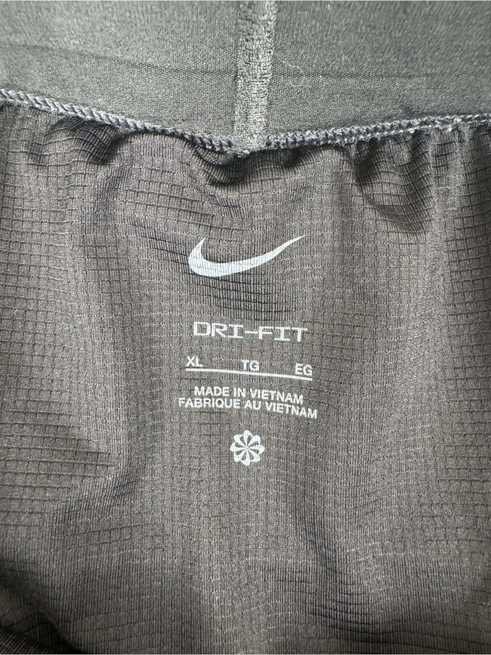 Nike Running Shorts Mens Size XLTrail Dri-Fit Brief Lined Black